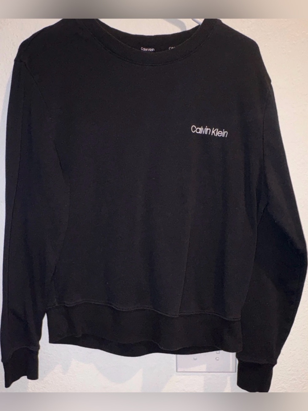 Calvin Klein Black Men's Crewneck Sweater